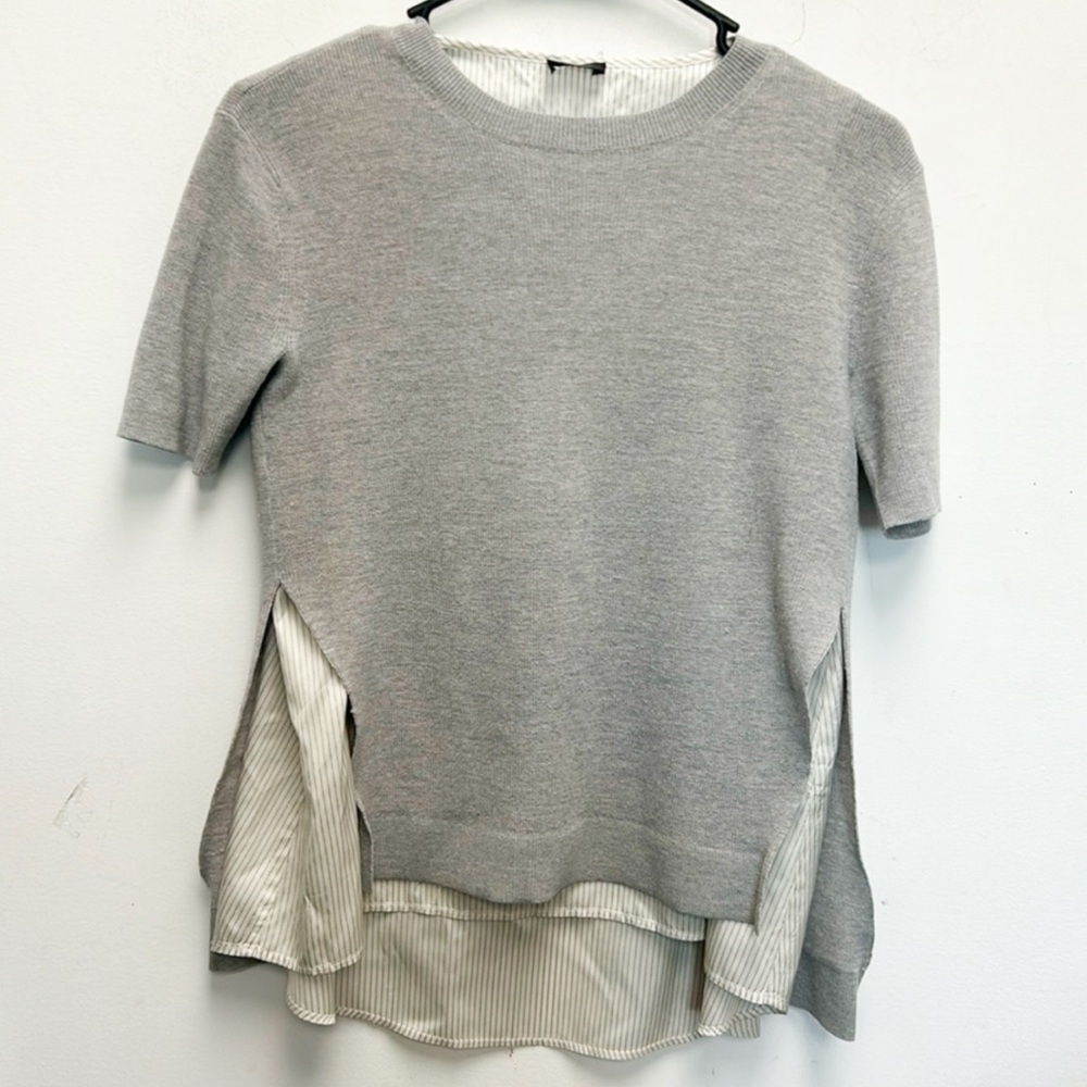 Joseph silk and wool top